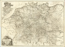 Europe, Netherlands, Switzerland, Poland, Hungary, Baltic Countries and Germany Map By Gottfried Von Bessel