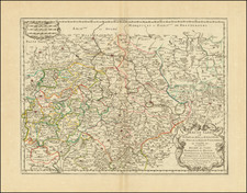 Mitteldeutschland Map By Nicolas Sanson