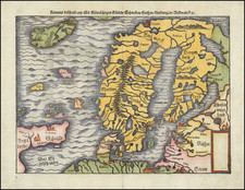 Baltic Countries, Scandinavia and Iceland Map By Sebastian Munster