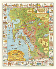 Pictorial Maps and San Diego Map By Jo Mora