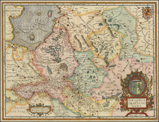 Netherlands Map By Petrus Kaerius
