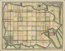 Netherlands Map By Petrus Kaerius