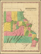 Missouri Map By Anthony Finley