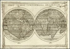 World and World Map By Giuseppe Rosaccio