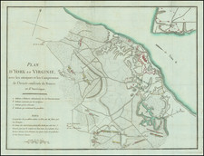 South, Virginia and American Revolution Map By Henri Soules