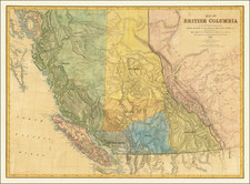 British Columbia Map By Joseph William Trutch