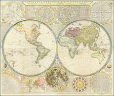 World and Celestial Maps Map By Samuel Dunn