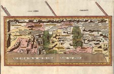 Asia, Middle East and Holy Land Map By Claudius Ptolemy / Johann Reger