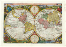 World Map By Nicolaes Visscher I