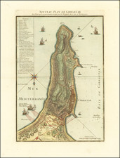 Gibraltar Map By Guillaume Nicolas Delahaye