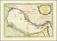 Arabian Peninsula and Persia & Iraq Map By Carsten Niebuhr