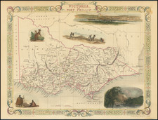 Australia Map By John Tallis