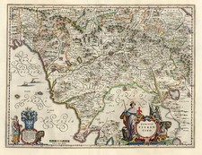 Europe and Italy Map By Willem Janszoon Blaeu