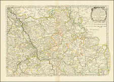 Mitteldeutschland Map By Nicolas Sanson