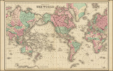 World Map By G.W.  & C.B. Colton