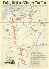 World War II and Nord et Nord-Est Map By Anonymous