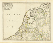 Netherlands Map By Nicolas Sanson