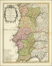 Europe and Portugal Map By Johann Baptist Homann / Jean-Baptiste Nolin