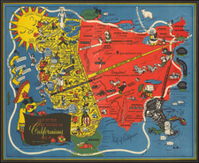 Pictorial Maps and California Map By Oren Arnold