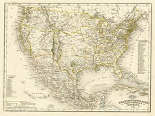 United States and Texas Map By Joseph Meyer