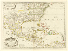 Carte Du Mexique Et Des Etats Unis d'Amerique, Partie Meridionale . . . 1783  (Scarce State naming the United States!) By Jean André Dezauche