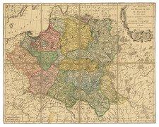 Les Royaumes De Pologne Et De Prusse Par Tobias Mayer . . . Chez Daumont . . . 1757 By Jean-Francois Daumont