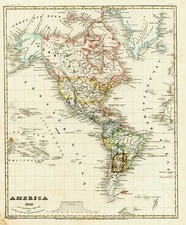 South America and America Map By Joseph Meyer