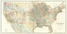United States Map By General Land Office