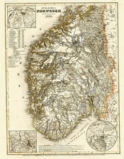 Europe and Scandinavia Map By Joseph Meyer