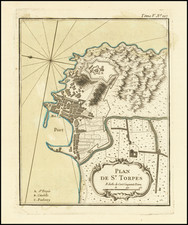 Sud et Alpes Française Map By Jacques Nicolas Bellin