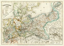 Europe and Germany Map By Joseph Meyer