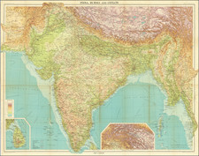 India Map By John Bartholomew