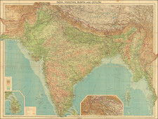 India Map By John Bartholomew