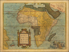 Africa Map By Abraham Ortelius