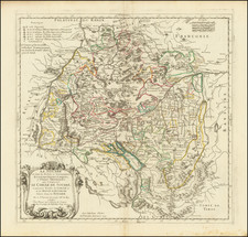 Süddeutschland Map By Nicolas Sanson