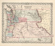  Map By Joseph Hutchins Colton