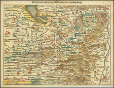 Süddeutschland Map By Sebastian Munster