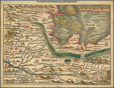 Croatia & Slovenia Map By Sebastian Munster