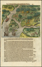 Southeast and South Carolina Map By Theodor De Bry