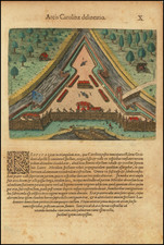 Florida and Southeast Map By Theodor De Bry