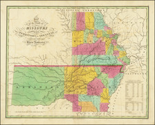 South, Arkansas, Plains, Missouri and Oklahoma & Indian Territory Map By Anthony Finley