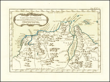 Colombia and Venezuela Map By Jacques Nicolas Bellin