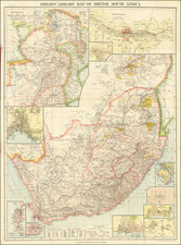 South Africa Map By George Philip