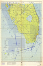 Florida and World War II Map By U.S. Coast & Geodetic Survey