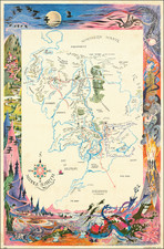 Curiosities Map By Barbara Remington