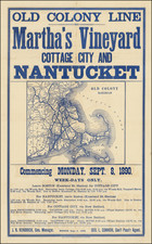 Massachusetts Map By Old Colony Railroad