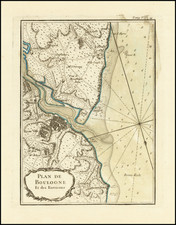 Nord et Nord-Est Map By Jacques Nicolas Bellin