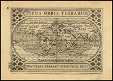 Typus Orbis Terrarum By Petrus Bertius - Jodocus Hondius