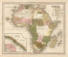 Africa and Africa Map By Henry Schenk Tanner