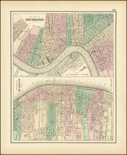 Louisiana, Missouri and New Orleans Map By O.W. Gray